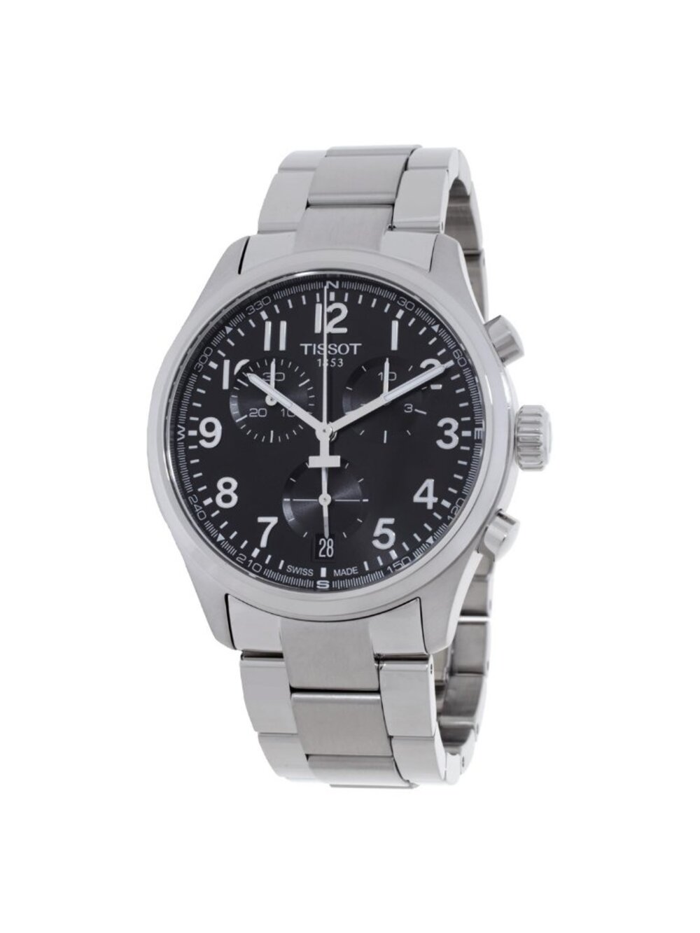 NWT Tissot Chrono L Quartz Black Dial Men's Watch